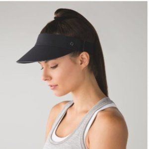 Lululemon Womens visor golf hat cap tennis adjustable black